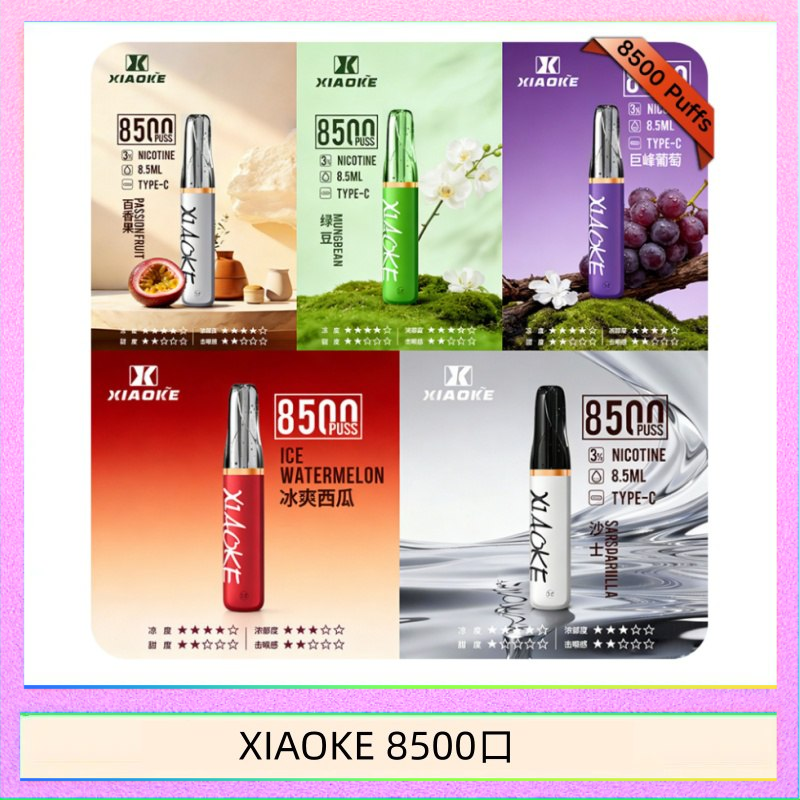 XIAOKE8500口 梟客XIAOKE一次性電子菸拋棄式8500口